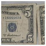 2-1953A $5 Silver Certificates