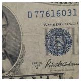 2-1953A $5 Silver Certificates