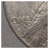 1922 D Peace Dollar, AU , Lite Toning