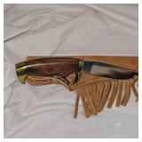 Old Smokey Smoke River Knife w/Scabbard