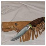 Old Smokey Smoke River Knife w/Scabbard