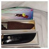 "The Deer Hunter" Stainless Bladed 6" Knife w/Scabber