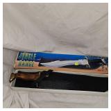 Jungle Hunter 12" Stainless Blade and Sheath