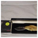 Rusty Wallace Gold Collector Knife