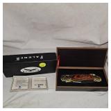 Falkner "Bass" Gold/Cherrywood Knife