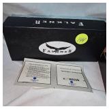 Falkner "Bass" Gold/Cherrywood Knife