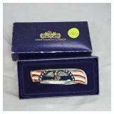 R/W/B Flag Eagle Knife