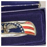 R/W/B Flag Eagle Knife