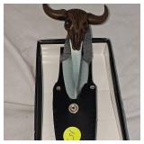 Unique Bulls Head Dagger Knife