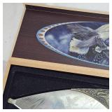 Bunting Outdoors Eagle Knife w/Carved Handle in Case