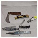 Lot of Five Knives