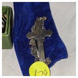 Remington UMC Knife and Cross Necklace Knife