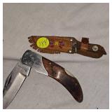 Lot of Knives including Cross Knife Necklace