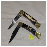 Pair of Lock Back Knives