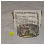 WW II Custom Belt Buckle