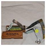 Remington Anniversary Knife and 2 Others