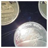 Dale Earnhardt-Legacy of Champions 3 Coin Proof Set, each weighing 1 pound