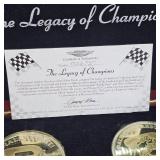 Dale Earnhardt-Legacy of Champions 3 Coin Proof Set, each weighing 1 pound