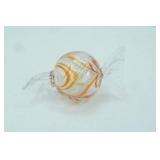 Murano Hand-Blown Art Glass Wrapped Candy Figurine