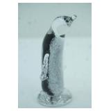 Hoglund Art Glass Penguin Figurine. 3.5" tall