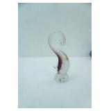 Vintage Murano Art Glass Swan Figurine. 1950s/1960s.. 8" tall