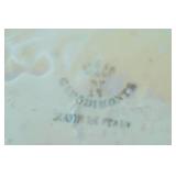 Vintage Large Capodimonte Porcelain Vase or Bowl. Mother-of-pearl or luster Finish