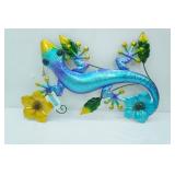 Metal Salamander Wall Decor 24"x15" NEW With Tags