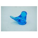 Vintage "Bluebird of Happiness" Glass Figurine by Leo Ward. Signed 1996