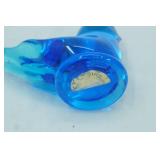 Vintage "Bluebird of Happiness" Glass Figurine by Leo Ward. Signed 1996