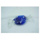 Vintage Murano-Style Hand-Blown Art Glass Candy Paperweight