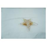 Hand-Blown Art Glass Starfish Figurine