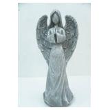 Cast Stone Angel Statue in Praying Pose 16" tall by 7" wide