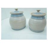 Studio Pottery Lidded Jars