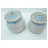 Studio Pottery Lidded Jars