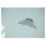 CKAO Black Rainbow Striped Cat & Kitten Ceramic Cookie jar