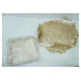 Place Mats, lace and poly