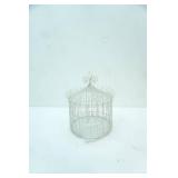 Decorative Wire Bird Cage 14" tall by 10" diameter