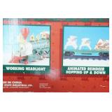 North Pole Christmas Express Animated Train set , plays Christmas Carols, appears complete