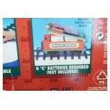 North Pole Christmas Express Animated Train set , plays Christmas Carols, appears complete