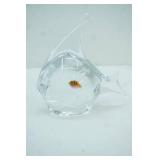 Vintage Murano art glass fish by artist Elio Raffaeli For Oggetti , Oggetti Italy on Bottom,6"