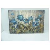 Canvas Art Print. "Silver and Sapphire "by Silvia Vassileva