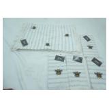 NEW Market Square Linen Napkins and Placemats. Bumblebee Theme