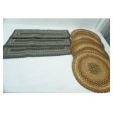 Woven Round Placemats; Woven Runners