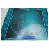 Large Christmas Serving Platters, Ceramic Santa, Libby, and Mikasa