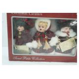 Vintage Sweet Petite Christmas Carolers Porcelain Doll Set
