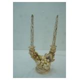 Vintage/Antique Porcelain Candelabra w/Gold Accents and Candlesticks
