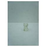 Vintage Clear Glass Owl Figurine