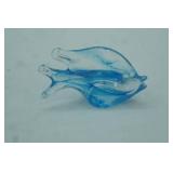 Vintage Art Glass Fish Figurine 3" long by 2" tall