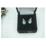 Jewelry Tree Stand with a Variety of Earrings