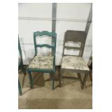 5ct Recovered, Repainted, Vintage Dining Room Chairs